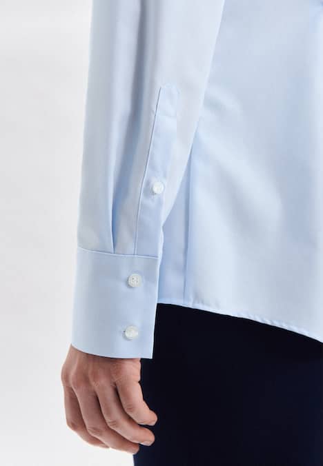 Damen Kelchkragenbluse - Uni