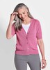 Damen Cardigan in Pink, Halbarm