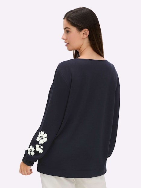 Sweatshirt Langarm Ohne Kragen
