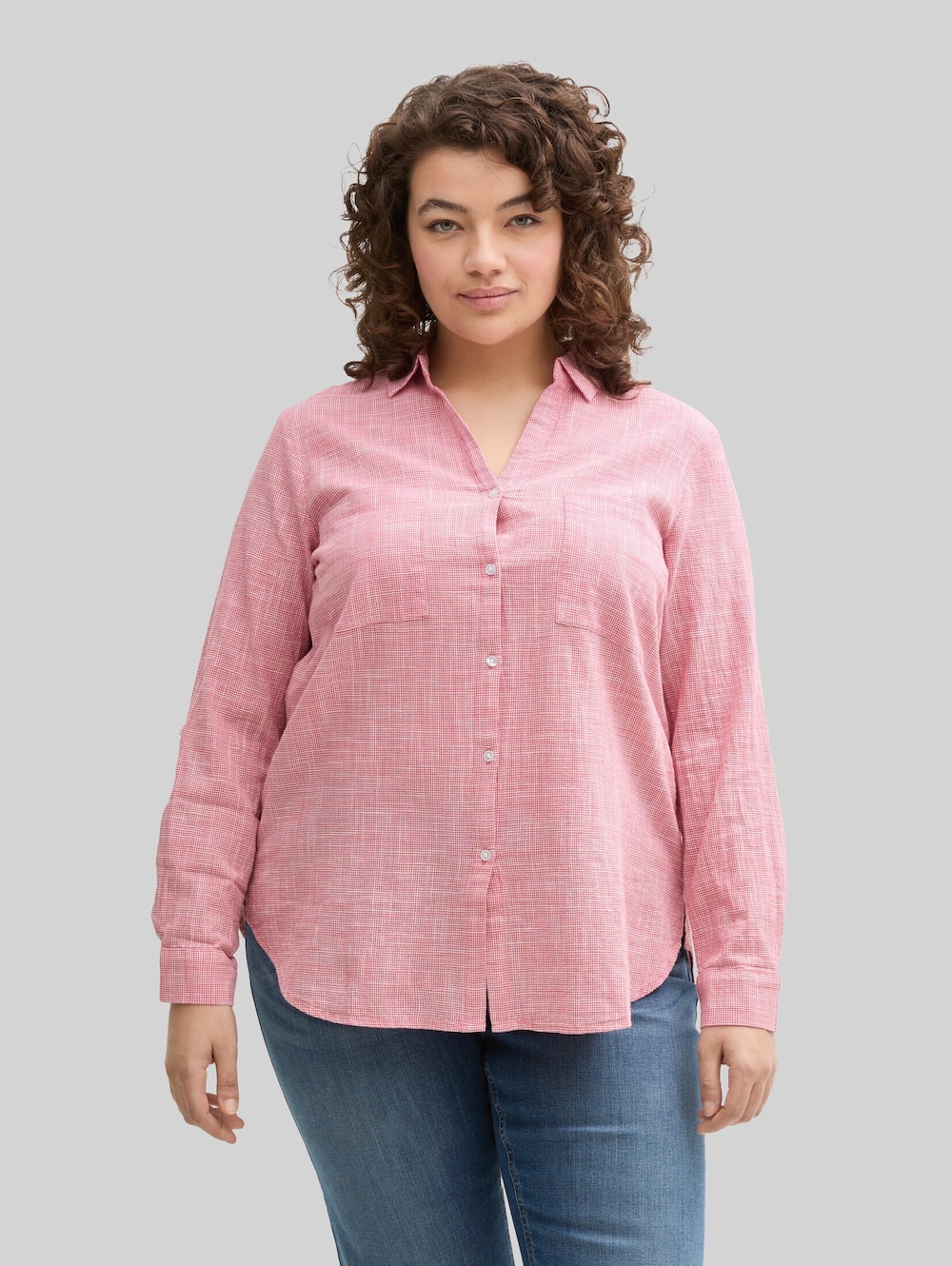 Bluse mit Brusttaschen