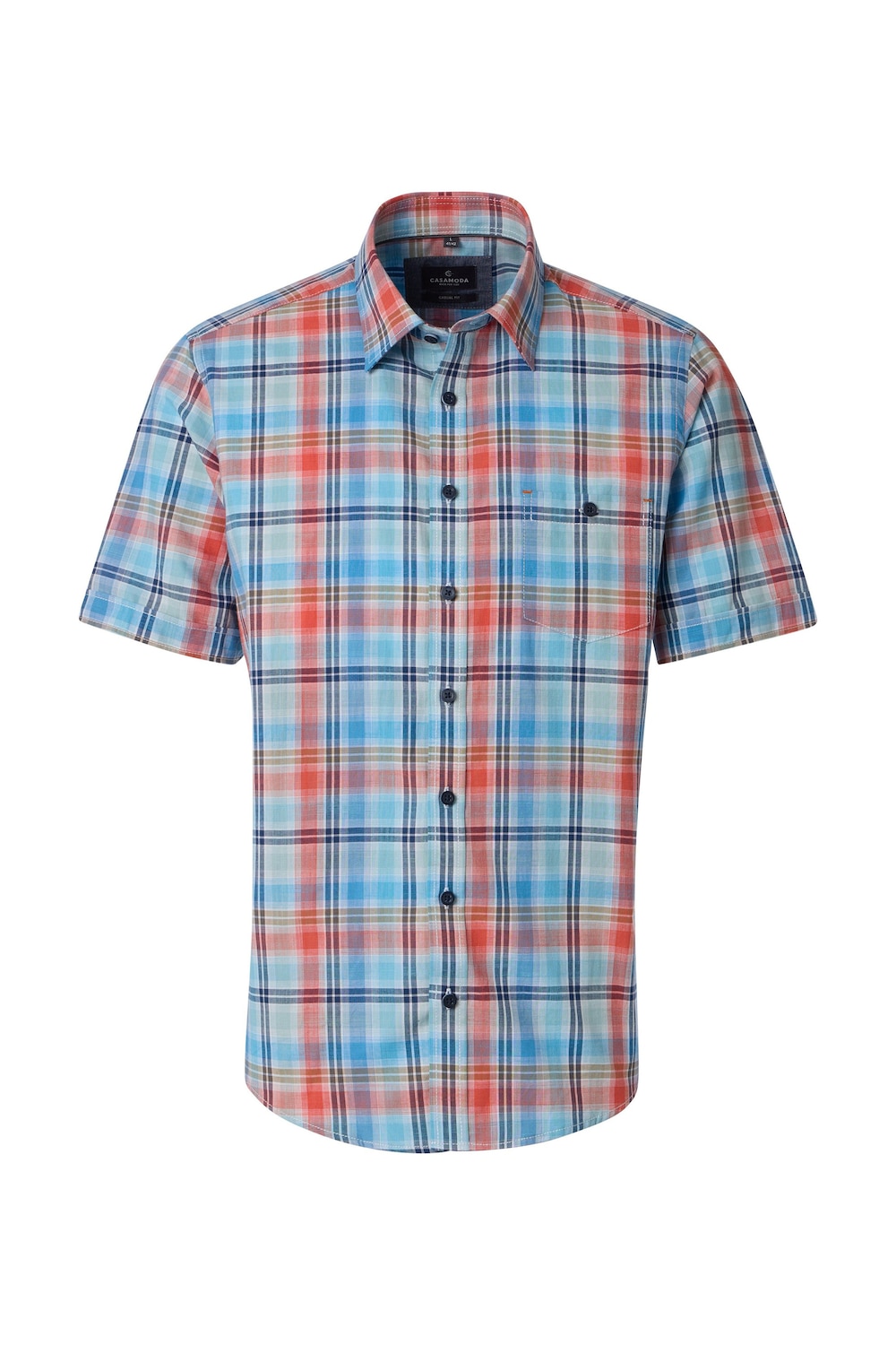 Freizeithemd Kurzarm kariert Casual Fit