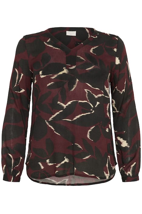 Langarm-Bluse Regular fit