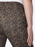 Bootcut-Hose Bootcuthose mit modernem Minimal-Print normal Formbund