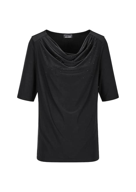 Jerseyshirt mit Glitzersteinen