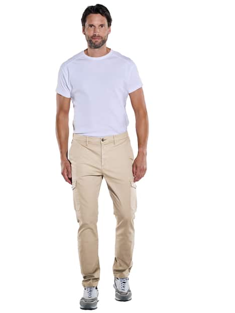 engbers Herren Cargohose straight , Sand