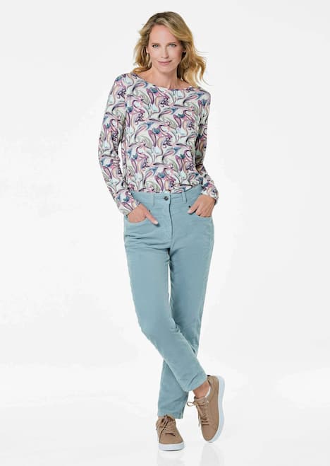 Sportliche Slim Fit Baumwollhose