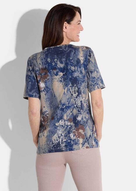 GOLDNER Shirt Shirt met animal-bloemendessin