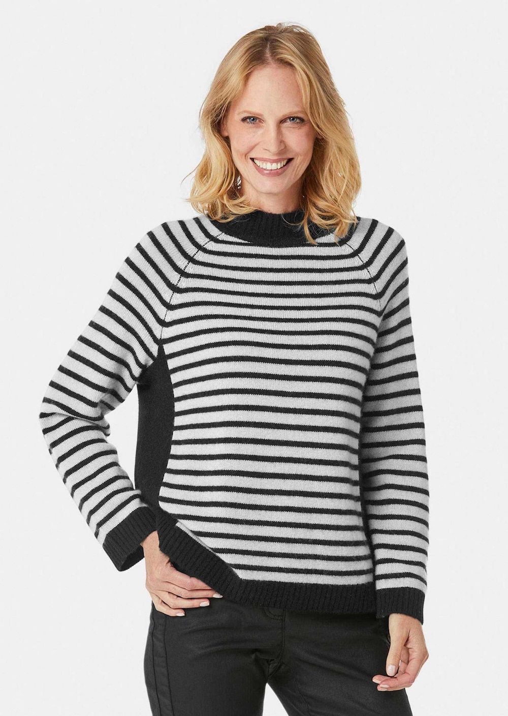 Kaschmir-Ringelpullover