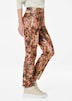 GOLDNER Corduroy broek LOUISA Fluwelen broek met all-over print