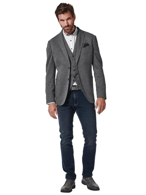 engbers Herren Sakko slim fit , Grau