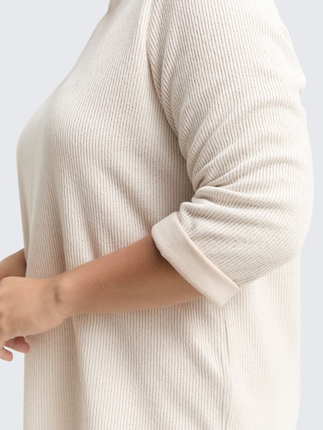 Sweatshirt mit Stehkragen