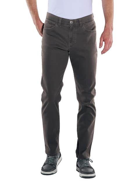 engbers Herren 5-Pocket-Hose regular , Anthrazit