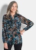 Leichte Jersey-Druckbluse, Langarm