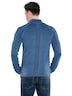 engbers Herren Cardigan mit Troyerkragen , Mittelblau