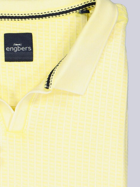 Herren Poloshirt , Gelb