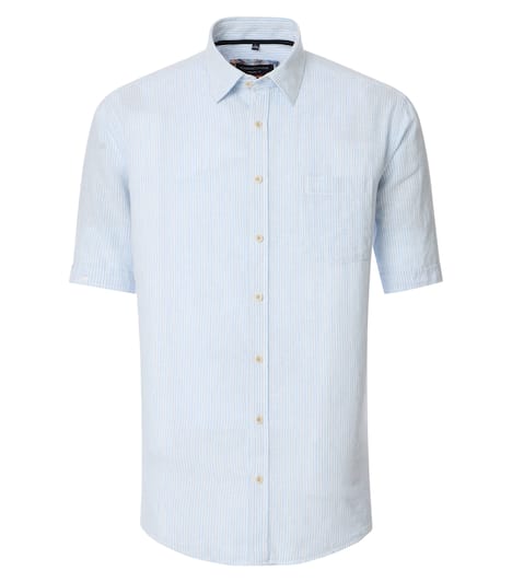 Leinenhemd gestreift Casual Fit