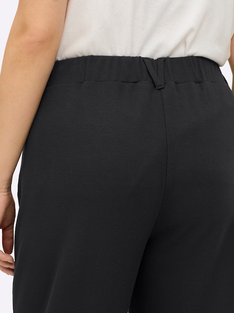 Hose Culotte in Struktur-Optik Rundumdehnbund