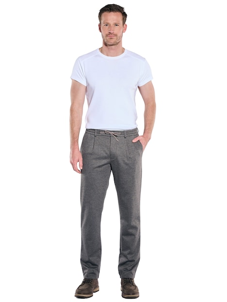 Herren Chino straight , Lehm