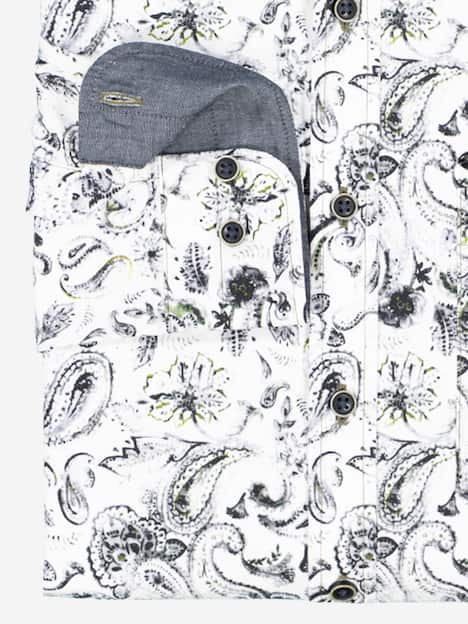 engbers Herren Langarm-Hemd gemustert , Gruen