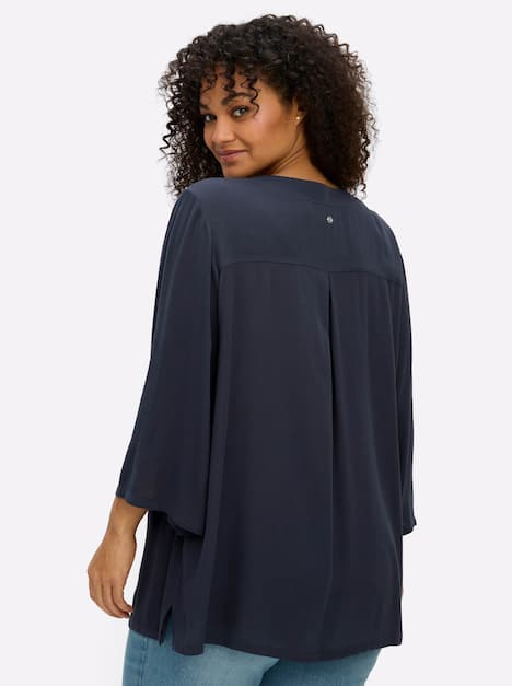 Tunika 3/4-Arm Ohne Kragen