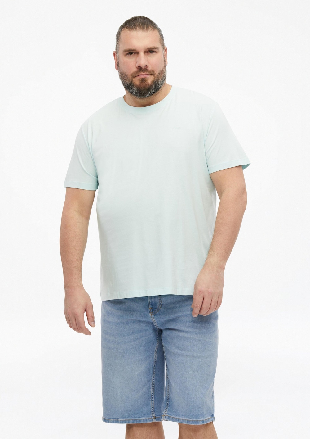 Baumwoll-T-Shirt mit Logo-Print
