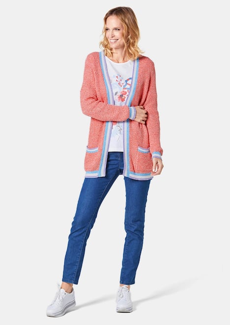 Strickjacke in raffinierter Struktur