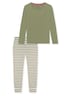 Schiesser Damen Pyjama Casual Essentials linde
