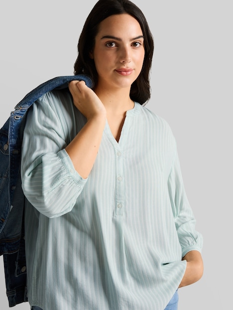 Bluse mit Streifenmuster