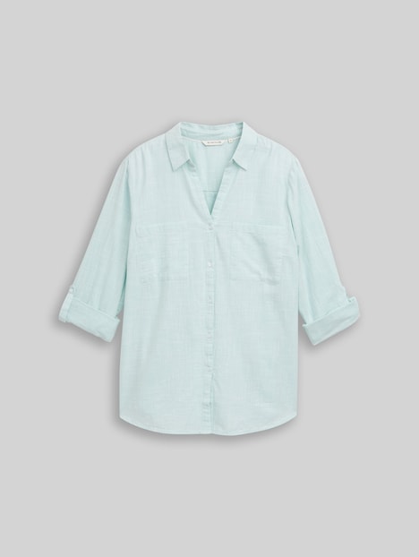 Bluse mit Brusttaschen