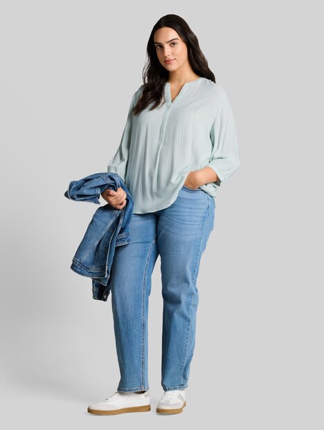 Bluse mit Streifenmuster