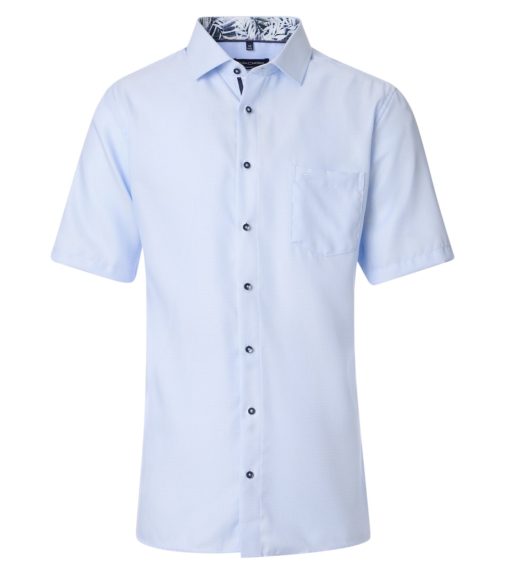 CASAMODA Businesshemd Kurzarm uni Comfort Fit
