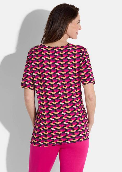 GOLDNER Shirt Shirt met geometrische print