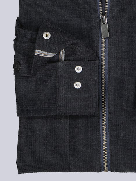 engbers Herren Overshirt strukturiert , Saphirblau