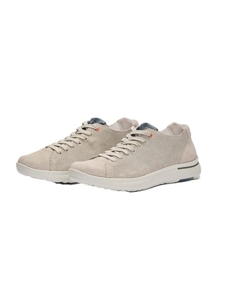 Herren Sneaker aus Leder , Hellgrau