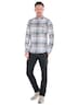 Herren Langarm Hemd mit Brusttasche , Hellbraun