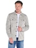 engbers Herren Overshirt strukturiert , Braunbeige