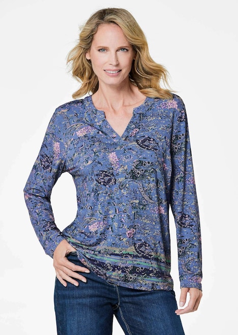 Langarmshirt mit Paisleymuster