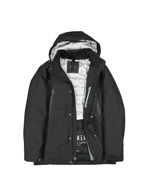 Funktionsjacke mit abnehmbarer Kapuze