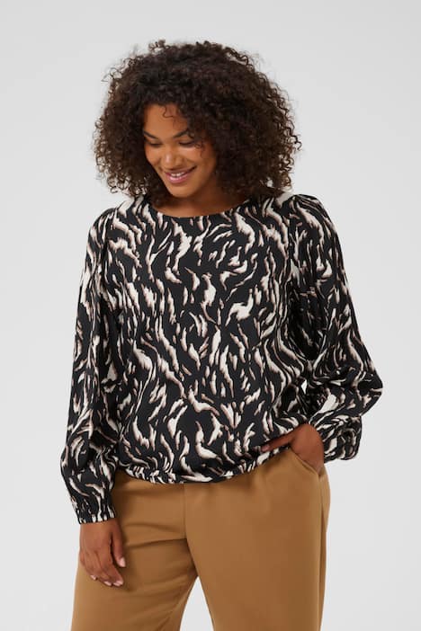 Langarm-Bluse Regular fit