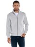 engbers Herren Sweatjacke regular , Silbergrau