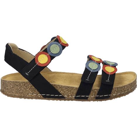 Damen Sandale Hannah 13, schwarz-kombi