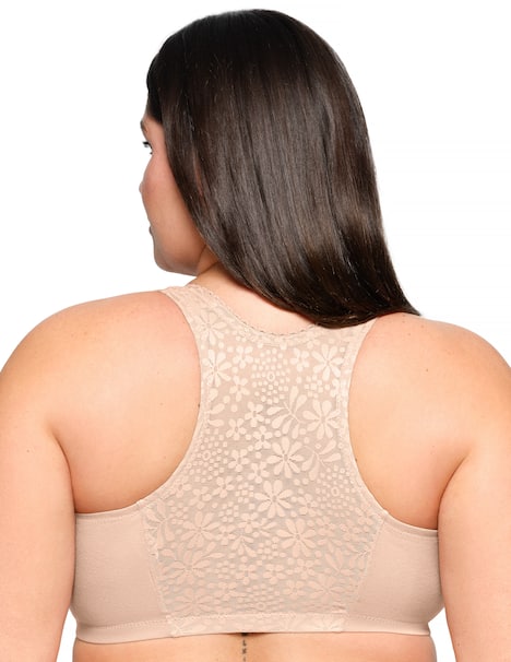 Katoen voorsluiting racerback