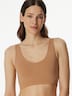 Schiesser Damen Bustier Casual Seamless - maple