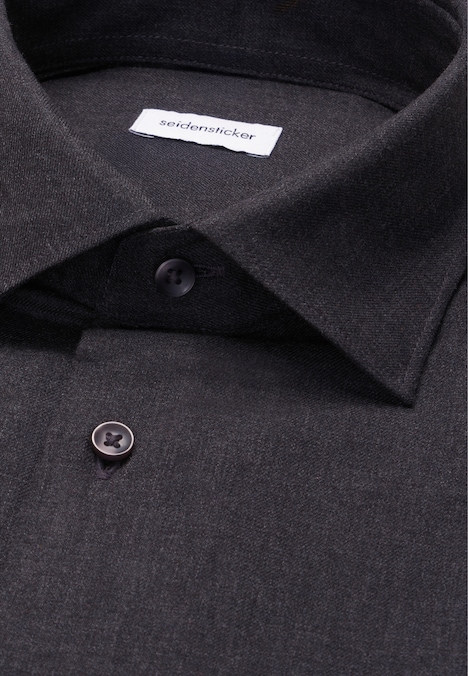 Herren Flanellhemd - Uni