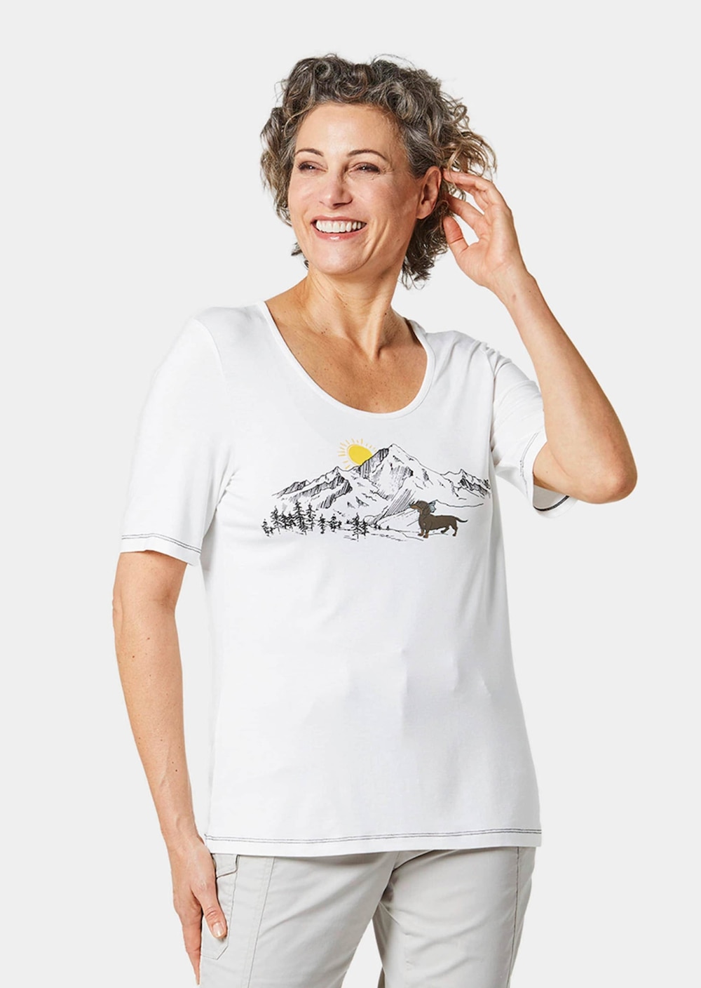 Trageangenehmes Shirt mit Frontprint