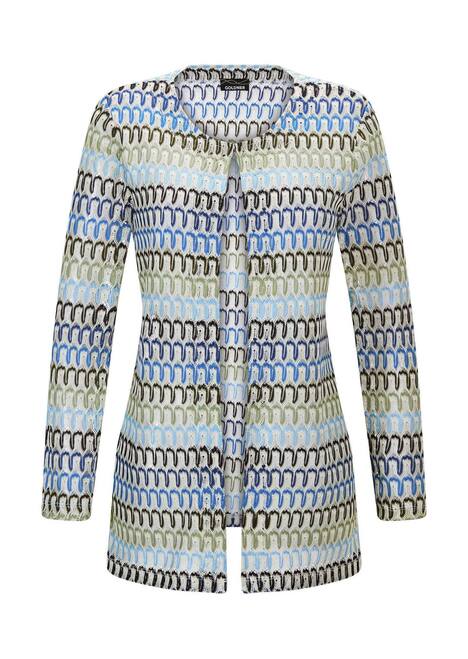 Langarm Spitzenjacke aus Jersey