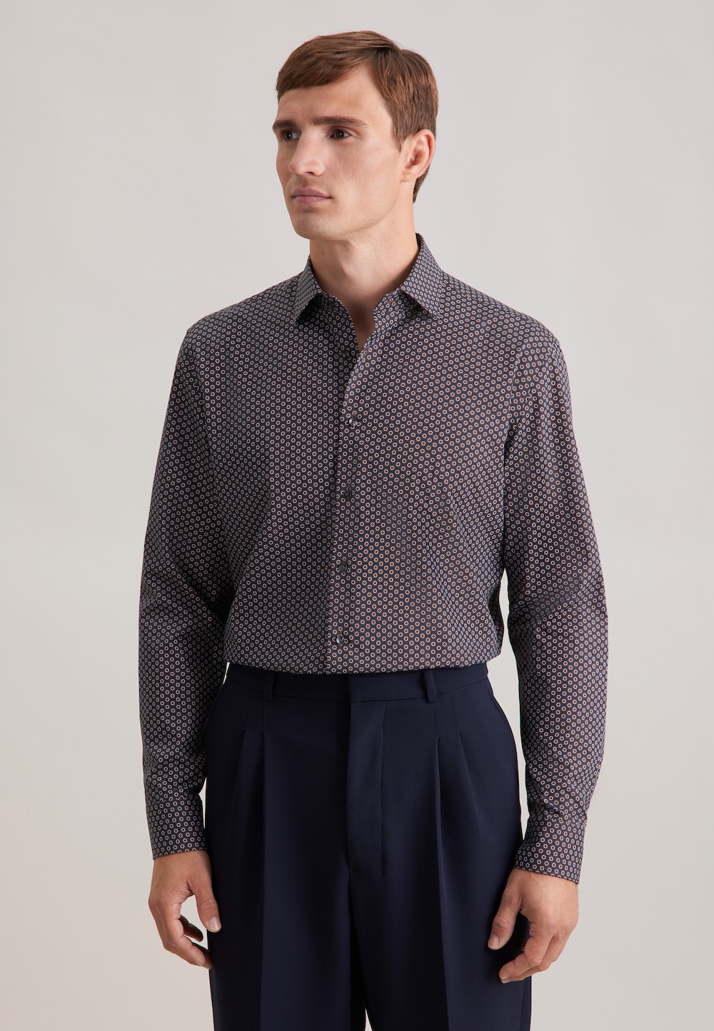 Herren Business Hemd - Druck