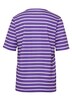 Shirt met ingewerkte strepen van zachte interlock