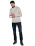 engbers Herren Strickpullover mit Troyerkragen , Braunbeige