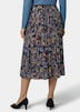Geplooide rok met paisley-print
